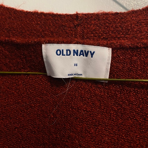 Old Navy Red Long Cardigan XS - Picture 4 of 6